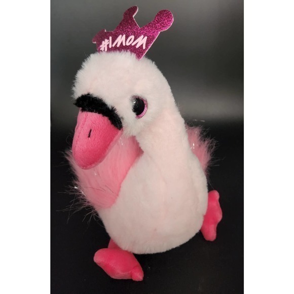 Set of 3 Kids of‎ America 2017 Plush #1 Mom Flamingos - Picture 5 of 8